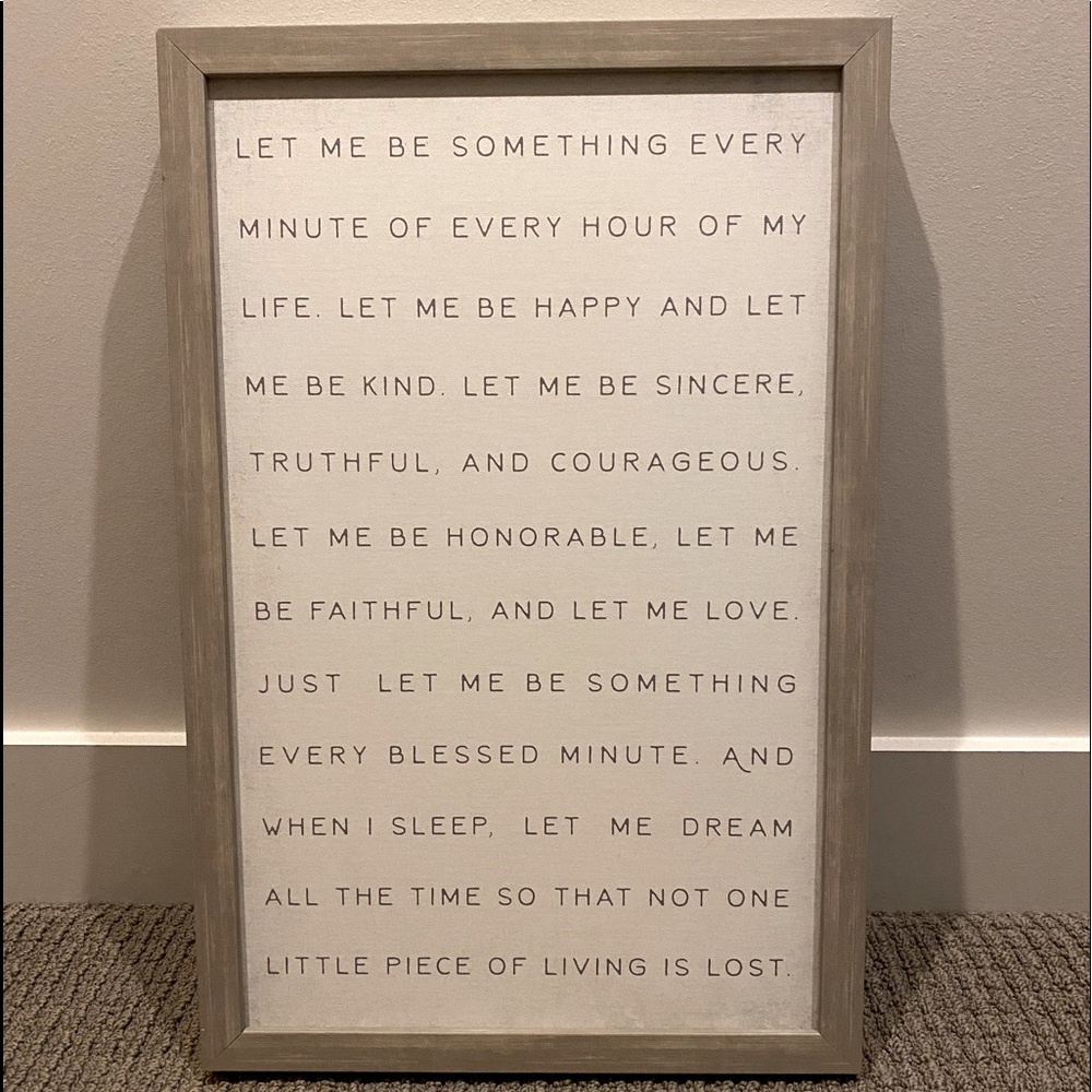 room sign/ wall decor